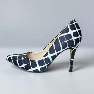 New Adam Lippes for Target Geo Pointed Toe Stiletto Heels Black & White Size 9.5